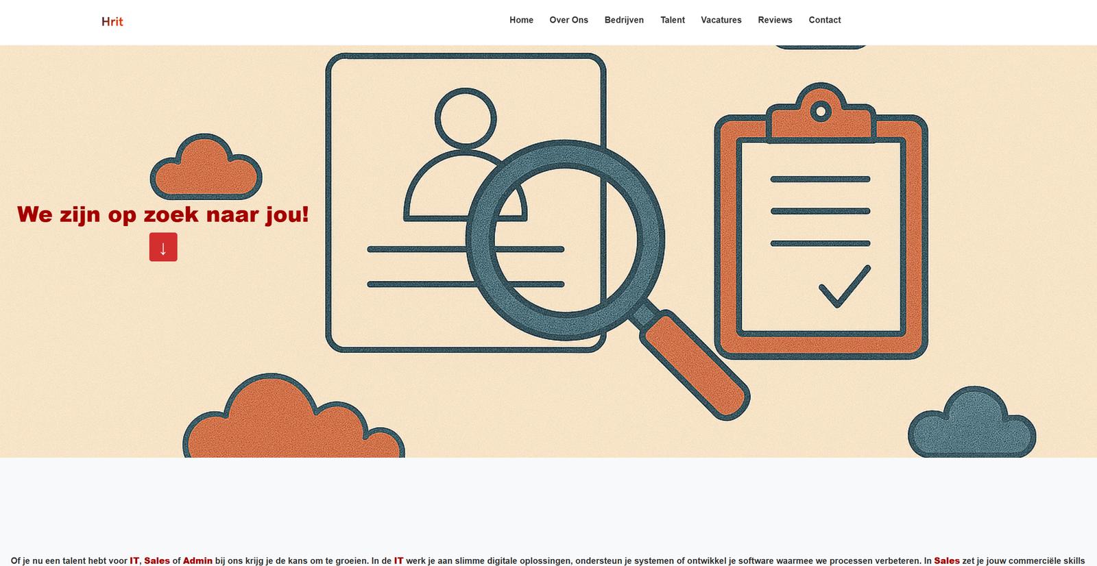 IT Consultant website / Admin Systeem